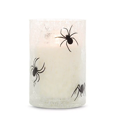 Spider Web Jar Candle Holder