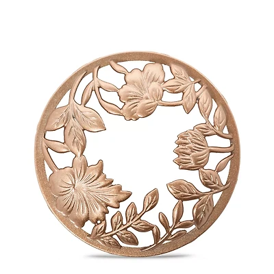Floral Etch Illuma-Lid® Jar Candle Topper