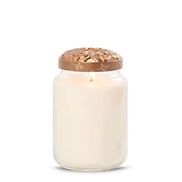Floral Etch Illuma-Lid® Jar Candle Topper