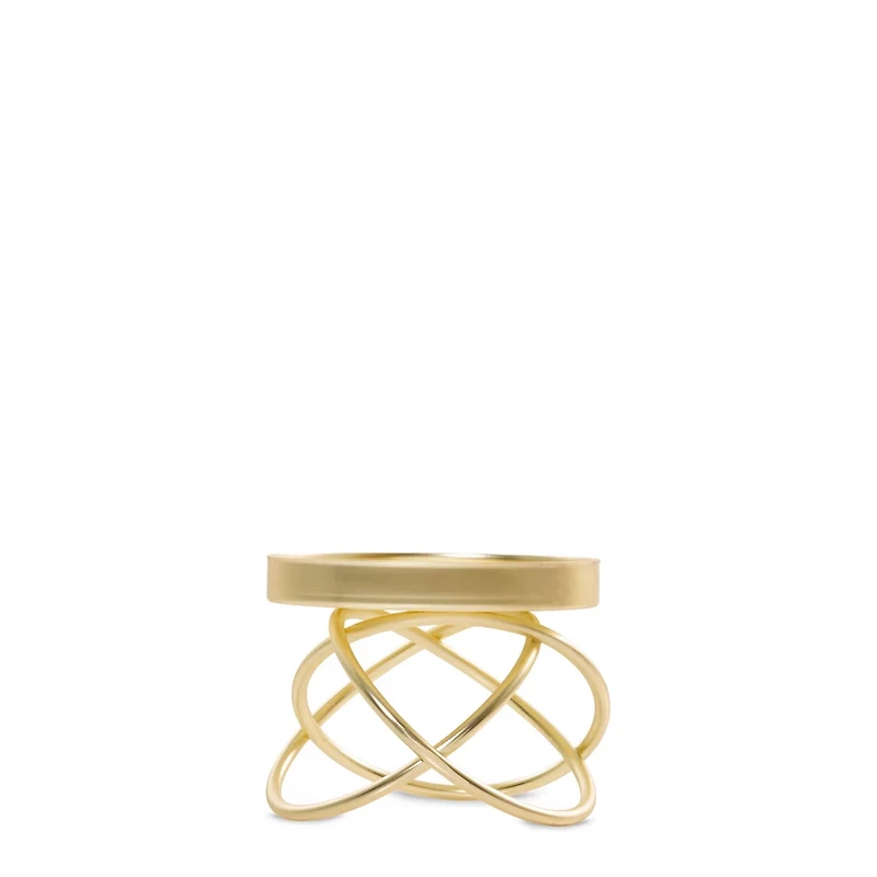 Golden Halo Candle Pedestal