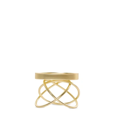Golden Halo Candle Pedestal