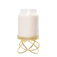 Golden Halo Candle Pedestal