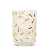 Gold Blossom Jar Candle Holder