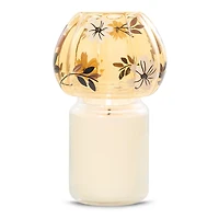 Flower Pumpkin Jar Candle Shade