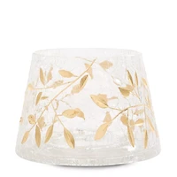 Gold Blossom Jar Candle Shade