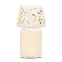 Gold Blossom Jar Candle Shade