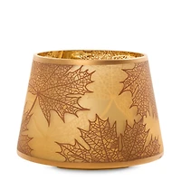 Crackle Leaves Jar Candle Shade