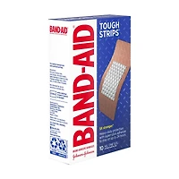 Band-Aid Brand Tough Strips Extra Durable Adhesive Bandages, Extra Large, 10 ct
