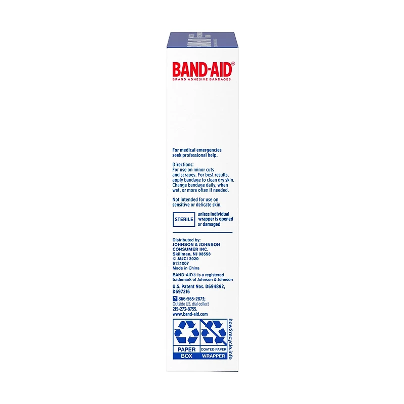 Band-Aid Brand Tough Strips Extra Durable Adhesive Bandages, Extra Large, 10 ct