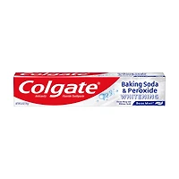 Colgate Baking Soda and Peroxide Whitening Toothpaste, Brisk Mint - 6 Ounce
