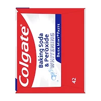 Colgate Baking Soda and Peroxide Whitening Toothpaste, Brisk Mint - 6 Ounce