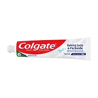 Colgate Baking Soda and Peroxide Whitening Toothpaste, Brisk Mint - 6 Ounce