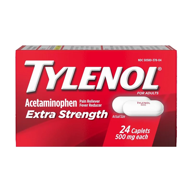 Tylenol Extra Strength Acetaminophen Pain Relief Caplets, 24 ct