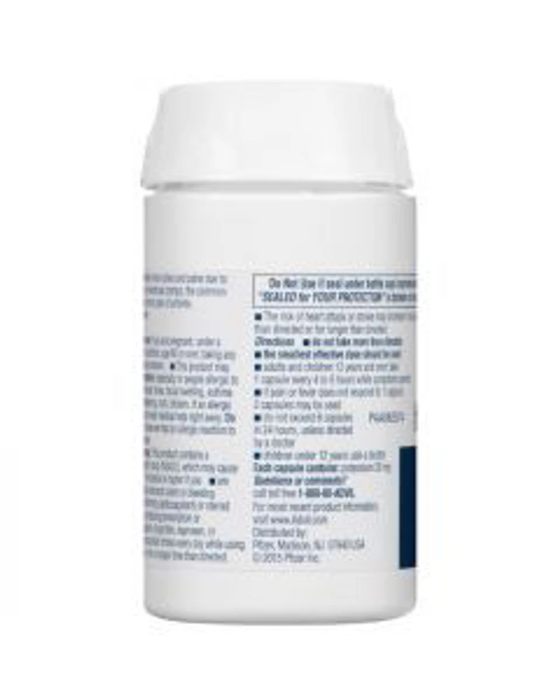 Advil Liqui-Gels Pain Reliever and Fever Reducer Capsules, 200 mg, 40 ct