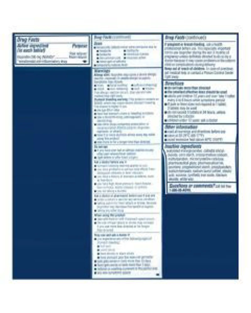 Advil Pain Reliever and Fever Reducer, Ibuprofen 200mg for Pain Relief - 10 Coat