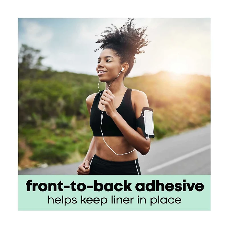 U by Kotex Clean & Secure Wrapped Panty Liners, Long, 16 ct