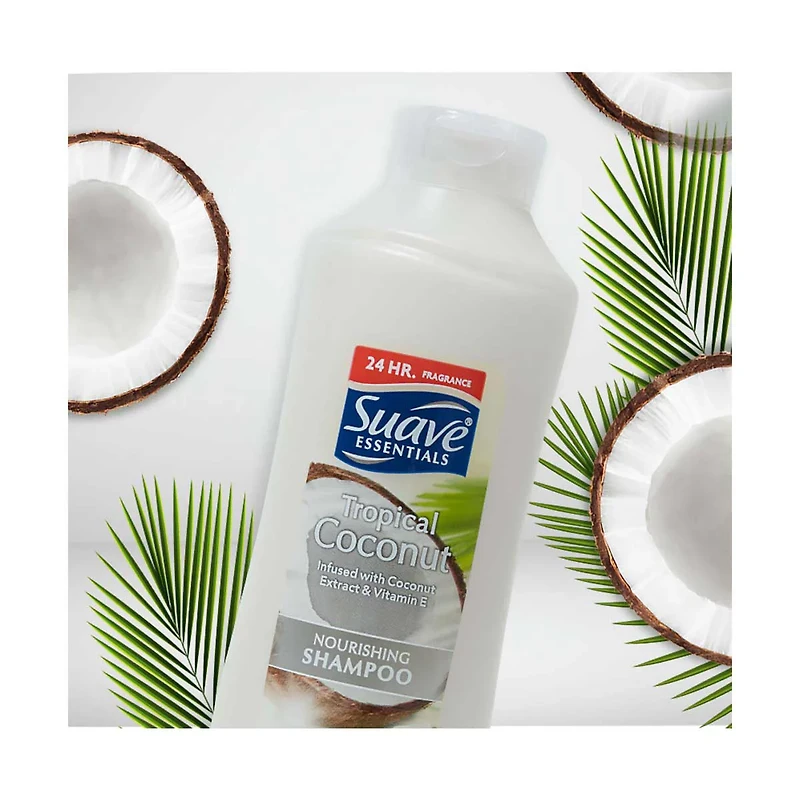 Suave Essentials Tropical Coconut Nourishing Shampoo 22.5 fl oz
