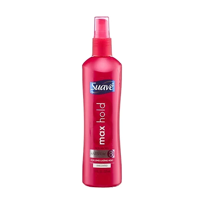 Suave Max Hold Unscented Non Aerosol Hairspray, 11 fl. oz.
