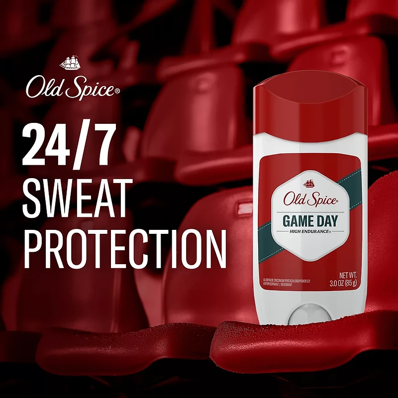 Old Spice High Endurance Game Day Anti-Perspirant & Deodorant, 3 oz.