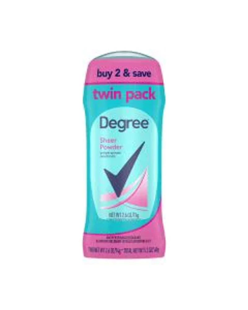Degree Sheer Powder Antiperspirant Deodorant, 2.6 oz, 2 ct