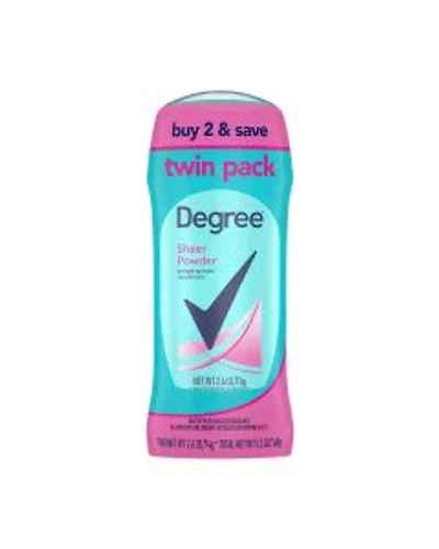 Degree Sheer Powder Antiperspirant Deodorant, 2.6 oz, 2 ct