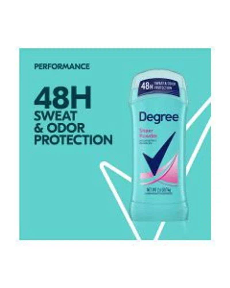 Degree Sheer Powder Antiperspirant Deodorant, 2.6 oz, 2 ct