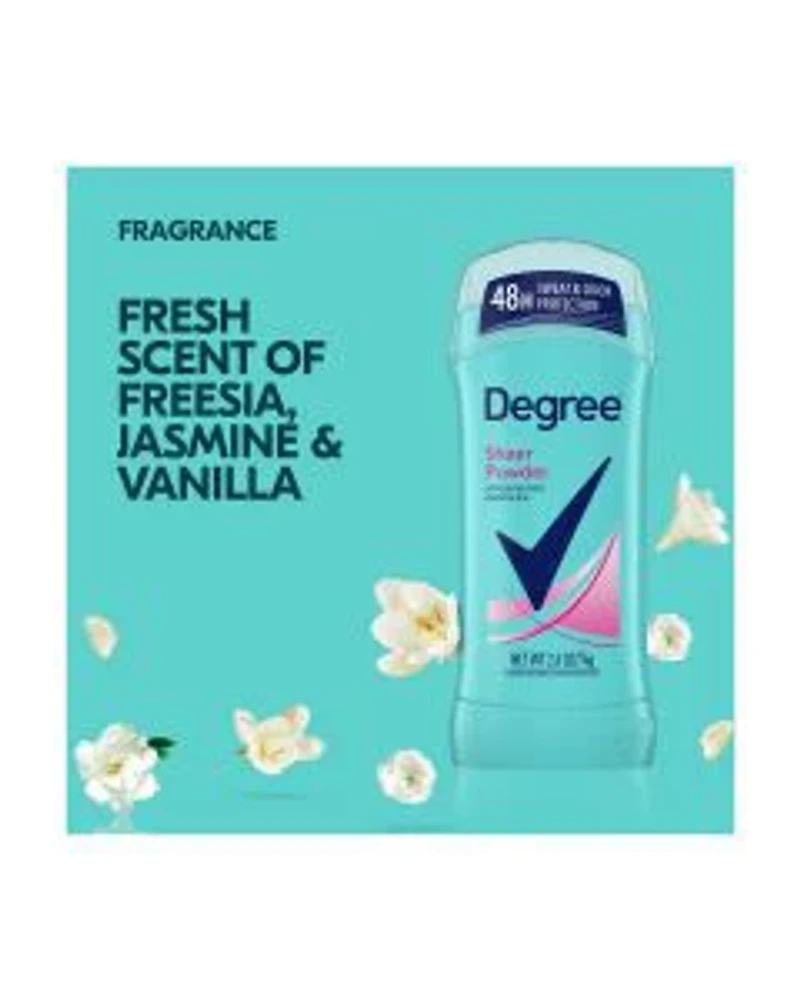 Degree Sheer Powder Antiperspirant Deodorant, 2.6 oz, 2 ct