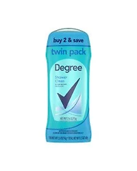 Degree Antiperspirant Deodorant Shower Clean Stick for Women, 2.6 oz, 2 ct
