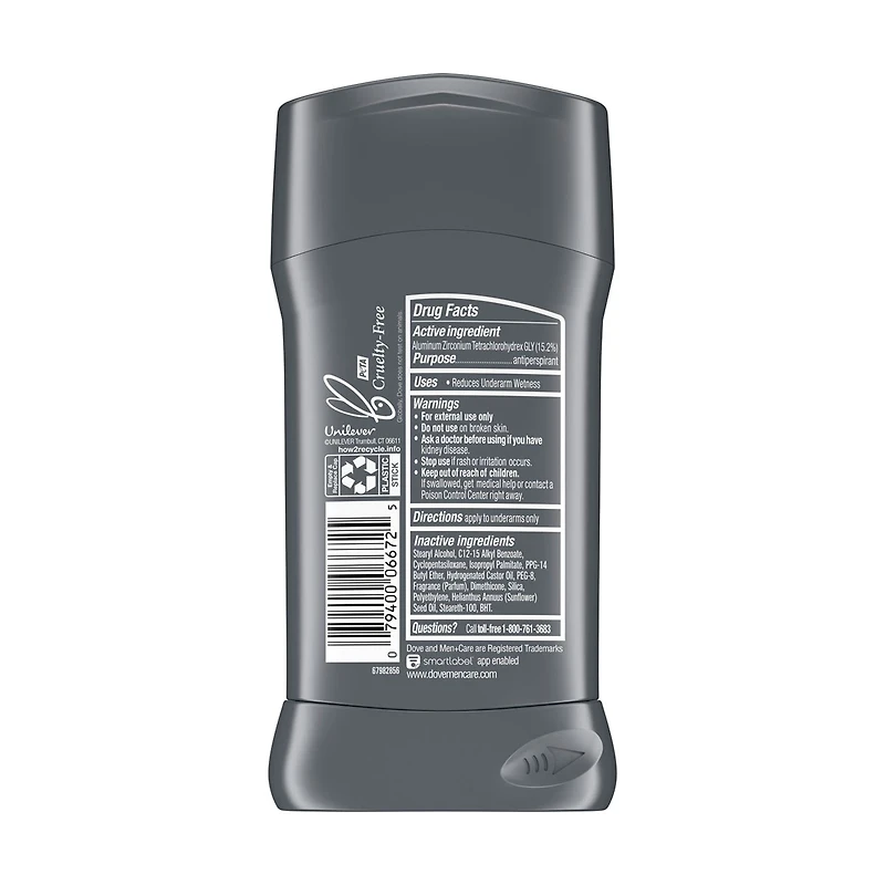 Dove Men+Care  Extra Fresh Antiperspirant Deodorant 2.7 oz, 4 Count