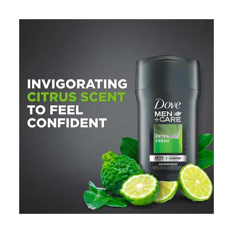Dove Men+Care  Extra Fresh Antiperspirant Deodorant 2.7 oz, 4 Count