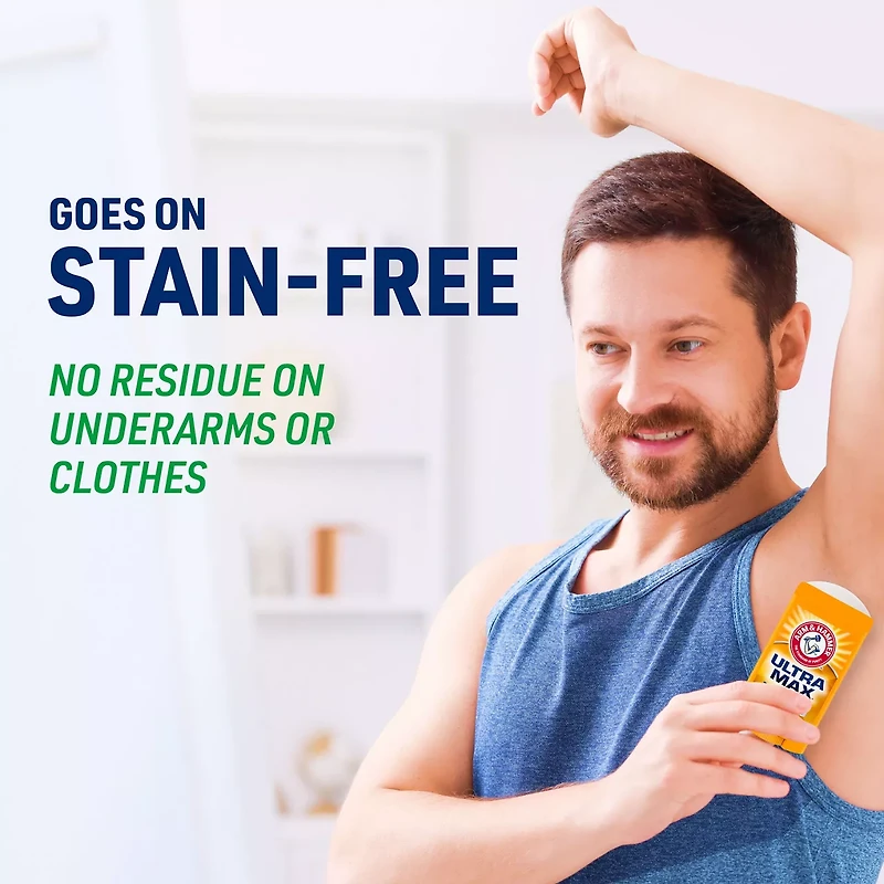 ARM & HAMMER ULTRA MAX Deodorant- Fresh- Solid Wide Stick - 2.6oz