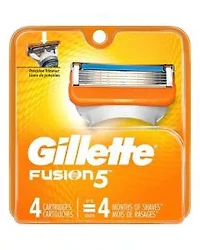 Gillette Fusion5 Razors, 4 Refills