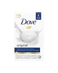 Dove Original Beauty Bar, 3.17 oz, 6 ct