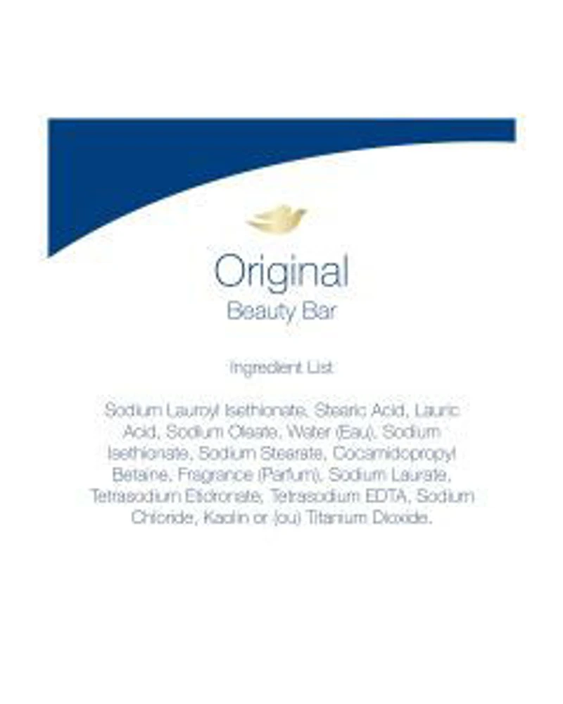 Dove Beauty Bar Gentle Skin Cleanser Original, 3.17 oz, 3 Bars
