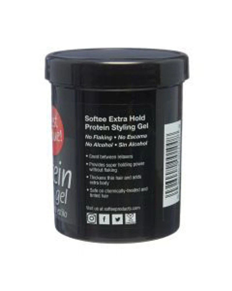 Softee Extra Hold Protein Styling Gel, 8 oz