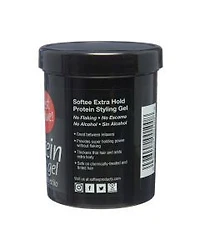 Softee Extra Hold Protein Styling Gel, 8 oz