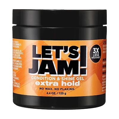 Let's Jam! Extra Hold Condition & Shine Hair Gel, 4.4 oz