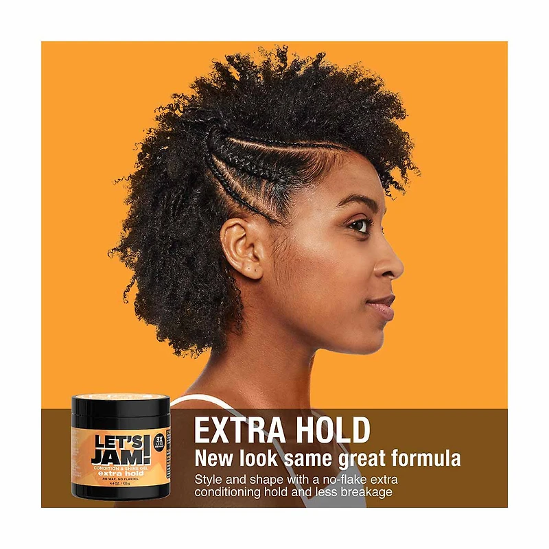 Let's Jam! Extra Hold Condition & Shine Hair Gel, 4.4 oz