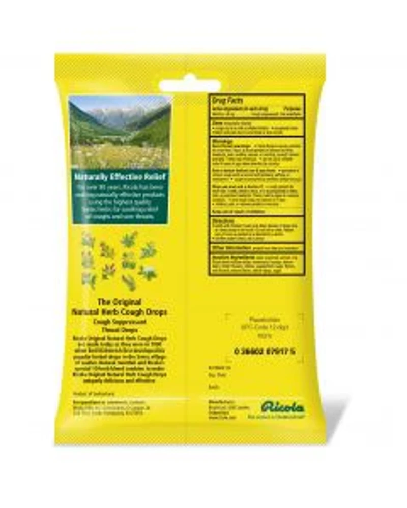 Ricola The Original Natural Herb Cough Suppressant Throat Drops, 21 ct