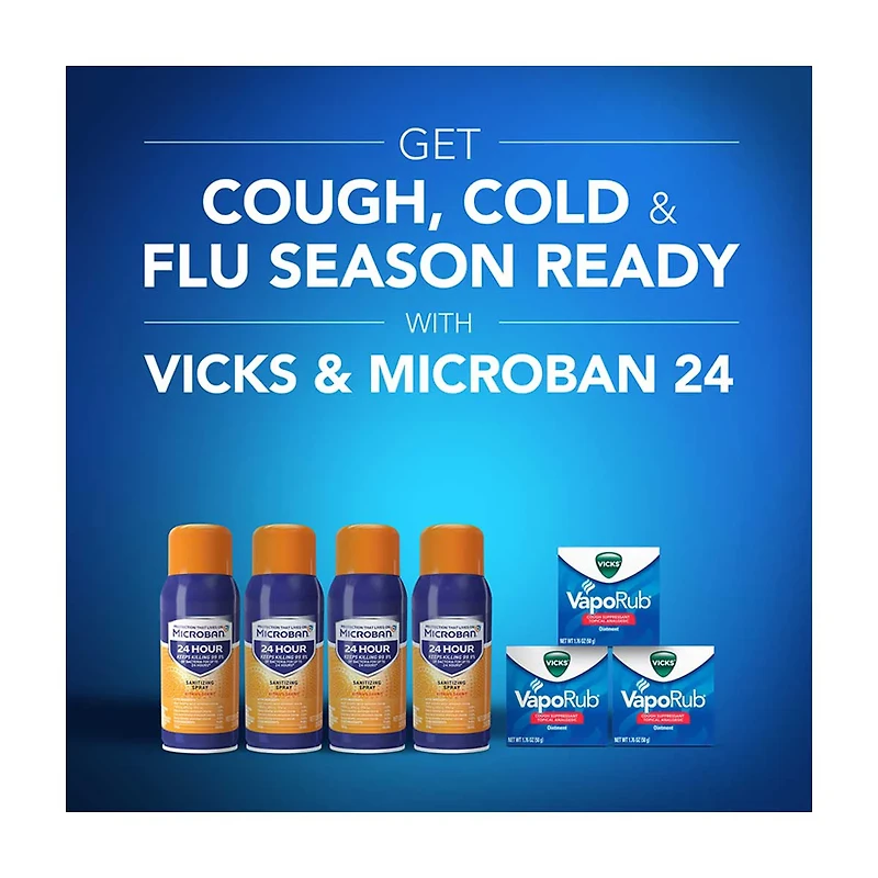 Vicks VapoRub Cough Suppressant, Topical Analgesic Ointment, 1.76 oz