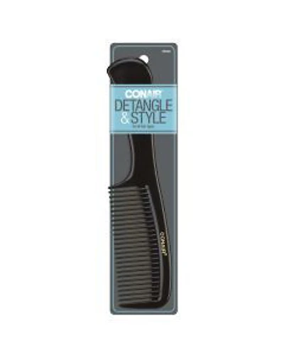 Conair Detangle & Style Hair Comb, Black