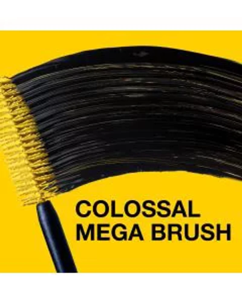 Maybelline Volum' Express The Colossal Washable Mascara, Glam Black, 0.31 fl oz