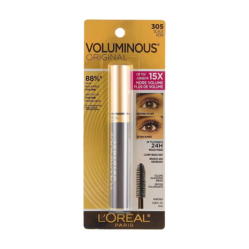 L'Oreal Paris Voluminous Original Mascara, 305 Black