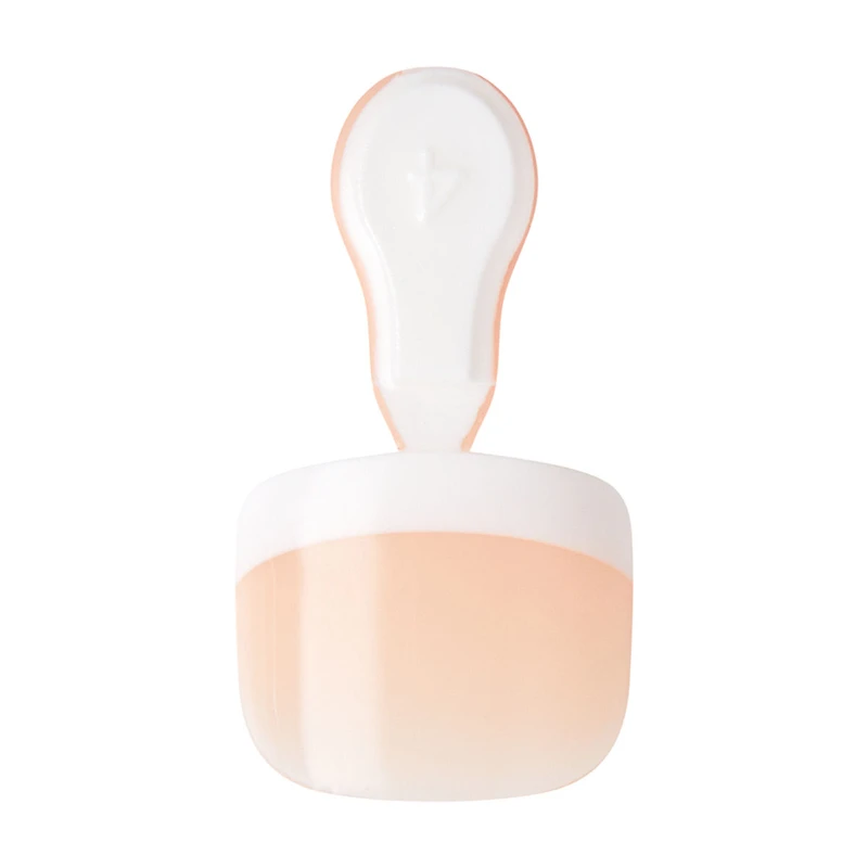 Kiss Pink Salon French Toenails with Self Tabs in Petite Pink