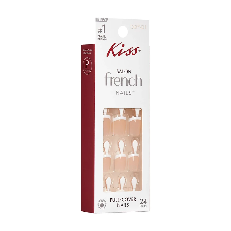 Kiss Petite Pink Nails with Tabs