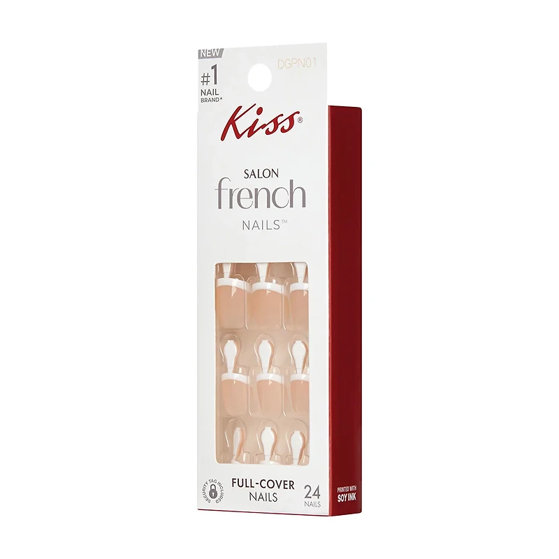 Kiss Petite Pink Nails with Tabs