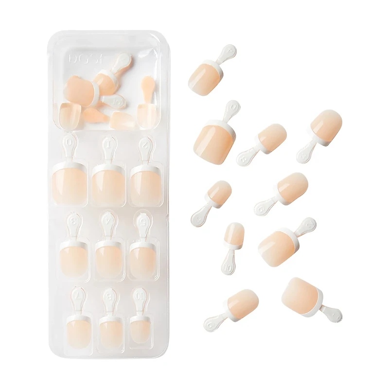 Kiss Petite Pink Nails with Tabs