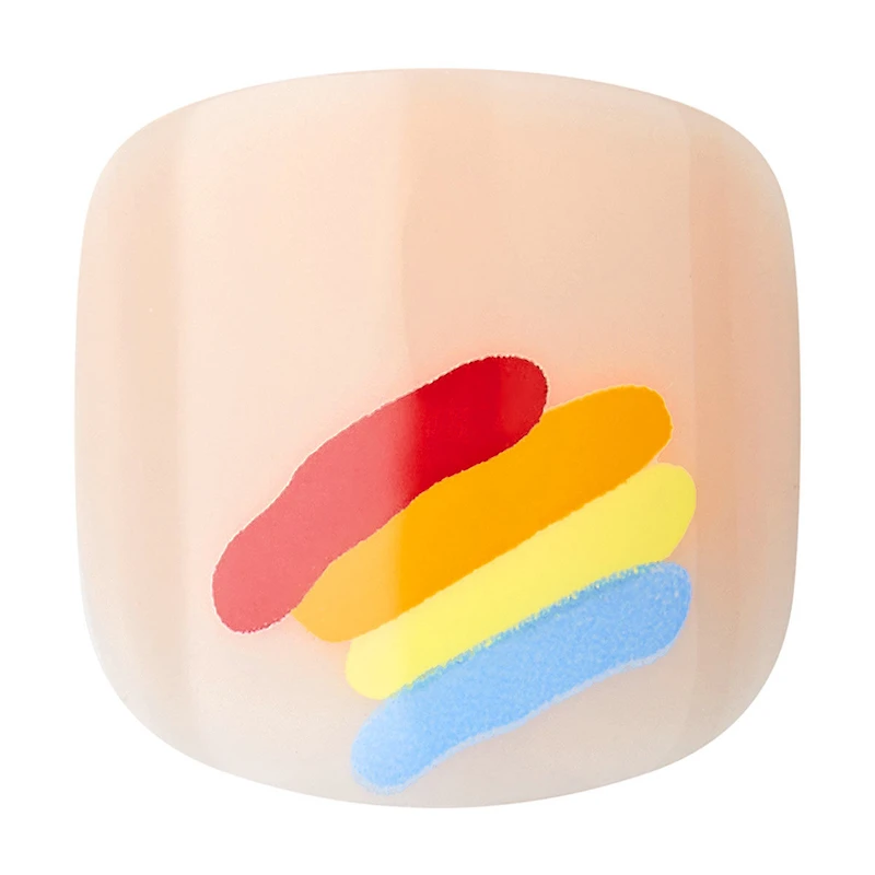 Pink Little Girl Sticker Nails, Selena