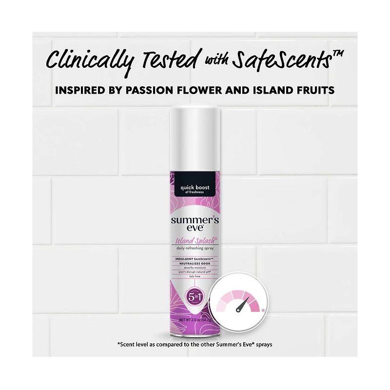 Summer's Eve Freshening Spray, Island Splash, 2 oz