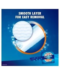 Tampax Pearl Tampons, with LeakGuard Braid, Super Plus Absorbency, Unscented, 18 Count